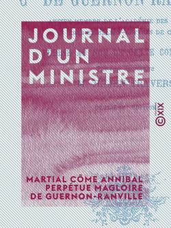 Journal d'un ministre - Œuvre posthume