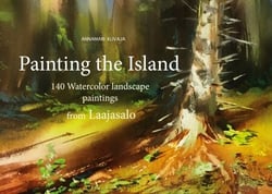 Painting the island - 140 Watercolor landscape paintings from Laajasalo