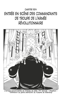 One Piece édition originale - Chapitre 904 - Entrée en scène des commandants de troupe de l'Armée révolutionnaire