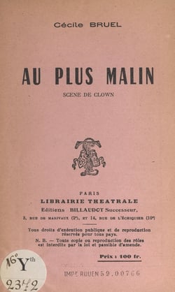 Au plus malin - Scène de clown