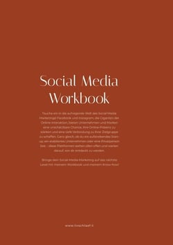 Social Media Workbook - Bringe dein Social-Media-Marketing auf das nächste Level mit meinem Workbook und meinem Know-how!