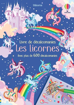 Les licornes - Livre de décalcomanies