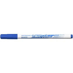 Marqueur effaçable à sec pointe ogive fine - BIC - Bleu - Velleda 1721