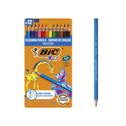 Boîte de 12 crayons de couleur - Evolution ECOlution - Bic Kids