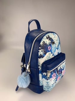Sac à dos - Lilo et Stitch - Stitch & Vague Kanagawa - 2 compartiments