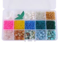 Coffret de perles - Rocaille et pierres - Créalia
