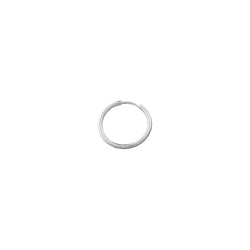 Boucles d'oreilles créoles - 22 mm - Acier inoxydable argenté - Créalia