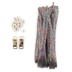 Tube lacets Lurex Créalia - Multicolore