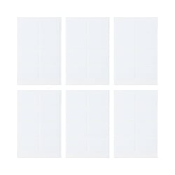 Étiquettes blanches x48 - 24 x 35 mm - Cultura
