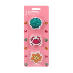 Set de 3 gommes océan - Océan – Cultura