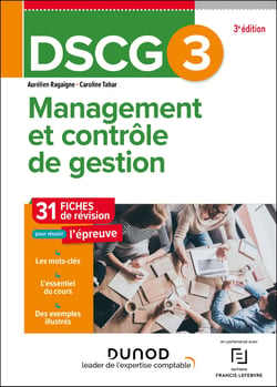 DSCG 3 : Management et contrôle de gestion - Fiches de révision (édition 2025/2026)