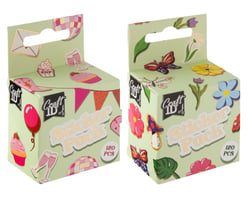 Lot de 120 stickers Craft Id