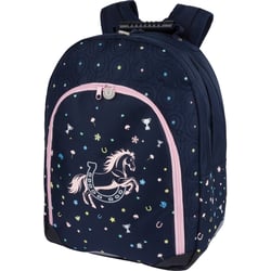 Sac à dos Oberthur 32 cm - Bleu - Cheval - 2 compartiments