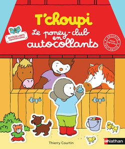 T'choupi Le Poney-club en autocollants