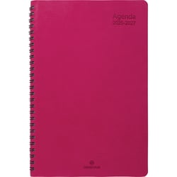 Agenda semainier 2025/2026 Oberthur - Fuchsia - 17 x 24,5 cm - Grenade