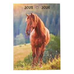 Agenda scolaire 2025/2026 - 12x17 cm - Cheval - Cultura