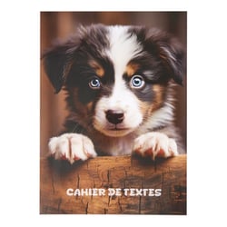 Cahier de texte - Chien - 15 x 21 cm - Journalier