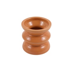 Capuchon totem en céramique - Diffuseur de parfum - Jaune moutarde - Ø 5,2 cm - Créalia
