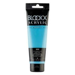 Tube 120 ml de peinture Blocks Acrylic - Bleu azur clair - Opaque