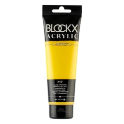 Tube 120 ml de peinture Blocks Acrylic - Jaune primaire - Opaque
