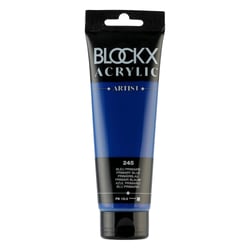 Tube 120 ml de peinture Blocks Acrylic - Bleu primaire - Opaque