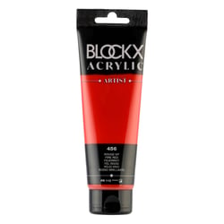 Tube 120 ml de peinture Blocks Acrylic - Rouge vif - Opaque