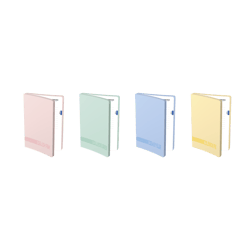 Agenda scolaire journalier 2026/2027 Oxford - 12 x 17 cm - Basic Pastel - Vendu à l'unité