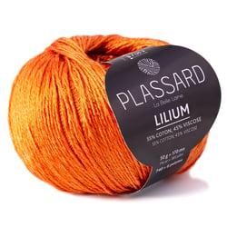 Pelote de fil à tricoter - Plassard - Lilium - Orange 51