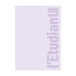 Agenda scolaire semainier 2026/2027 L'Etudiant - Mauve - 10 x 15 cm - Pastel