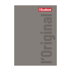 Agenda scolaire journalier 2025/2026 L'Etudiant - Taupe - 15 x 20 cm
