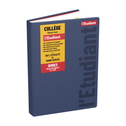 Agenda scolaire journalier 2026/2027 L'Etudiant - Marine - 15 x 20 cm - Collège