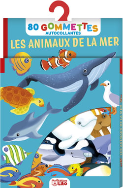 GOMMETTES ANIMAUX DE LA MER
