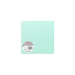 Carte pliée Pollen 160x160 mm - Vert jade