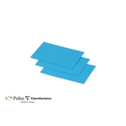 25 cartes Pollen 70x95 mm  - Bleu turquoise