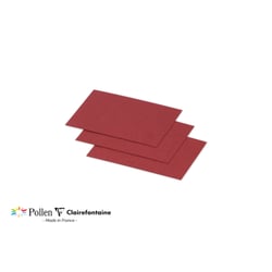25 cartes Pollen 70x95 mm  - Bordeaux