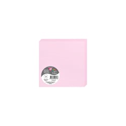 25 cartes pliées Pollen 135x135 mm  - Rose dragée