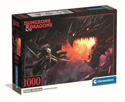 Puzzle 1000 pièces -  Donjons & Dragons - Clementoni