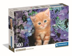 Puzzle 500 pièces -  Ginger Cat - Clementoni