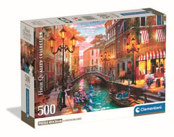 Puzzle 500 pièces -  Sunset over Venise - Clementoni