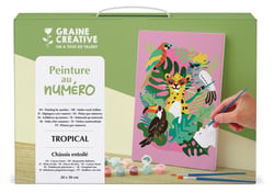 Peinture au numéro Graine Créative - Tropical - 20 x 30 cm