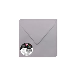 20 enveloppes Pollen 165x165 mm  - Gris koala