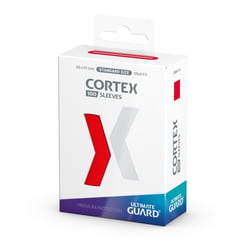 Lot de 100 Cortex sleeves pour cartes à collectionner Ultimate Guard - Rouge