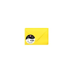 20 enveloppes Pollen 75x100 mm  - Jaune soleil