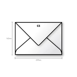 20  enveloppes Pollen 162x229 mm  - Noir
