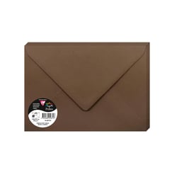 20 enveloppes Pollen 162x229 mm  - Marron taupé