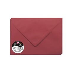 20 enveloppes Pollen 162x229 mm  - Bordeaux