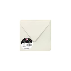 20 enveloppes Pollen 140x140 mm  - Gris perle