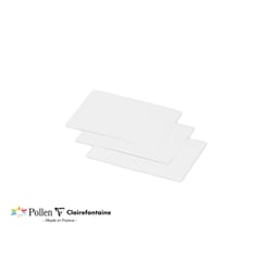 25 cartes Pollen 70x95 mm  - Blanc