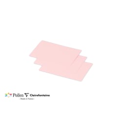 25 cartes Pollen 70x95 mm  - Rose
