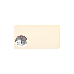 25 cartes pliées Pollen 106x213 mm  - Ivoire